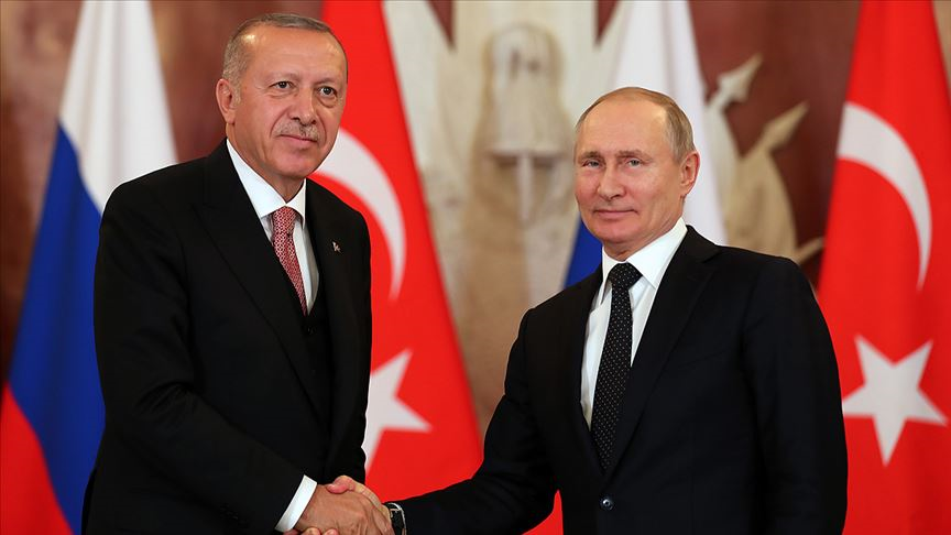 Cumhurbaşkanı Erdoğan ile Putin Telefonda Görüştü