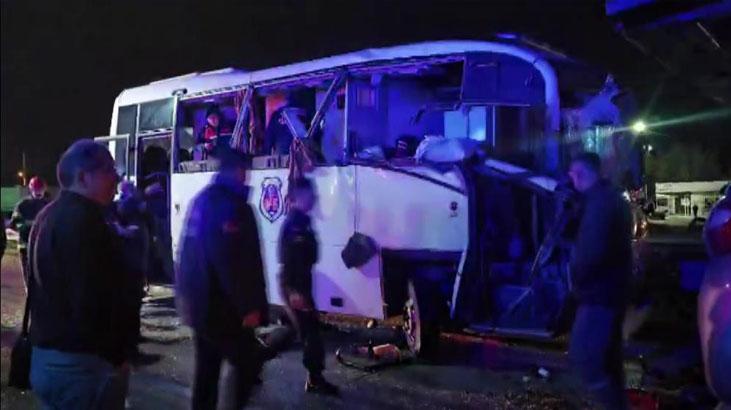 Amasya–Samsun yolunda zincirleme kaza: Mahkum taşıyan midibüs de karıştı