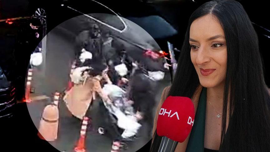 Fırtınada Anne ve Bebeğine Polis Kalkanı