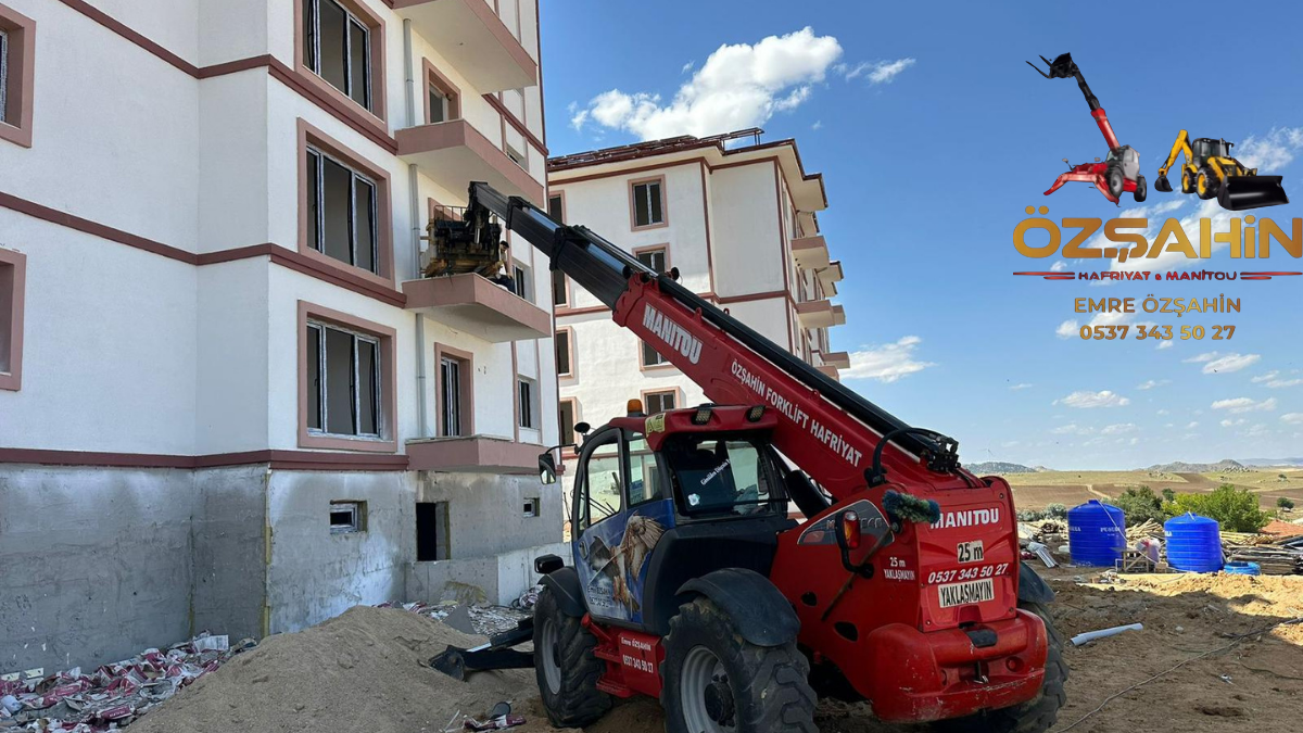 Şantiyede Zaman Kazandıran Hamle: ÖZŞAHİN HAFRİYAT’tan Manitou Kiralama