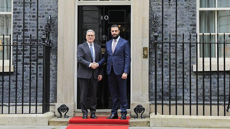 Suriye Cumhurbaşkanı Ahmed Şara İngiltere’de Resmi Ziyarette