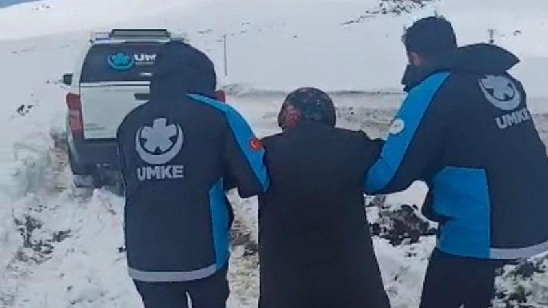 Kağızman’da UMKE Ekiplerinden Zorlu Kurtarma Operasyonu