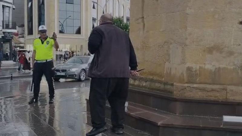 Gazi Caddesi’nde Bıçaklı Şüpheli: Polis Zor Kullanarak Etkisiz Hale Getirdi