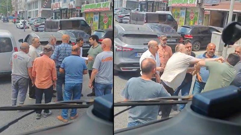 Trafikte “Yol Verme” Kavgası: O Anlar Cep Telefonu Kamerasına Yansıdı