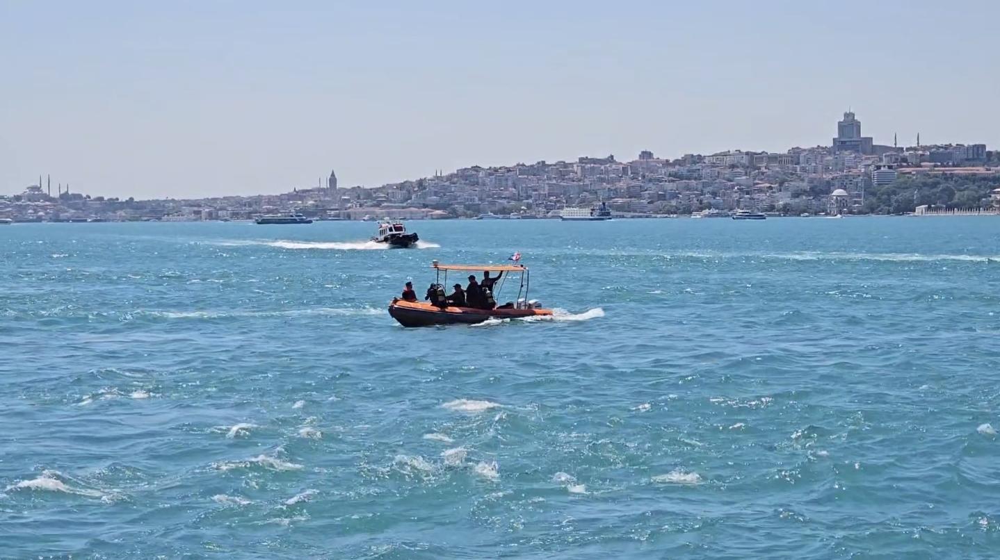 Üsküdar Kuzguncuk Sahili’nde arama çalışması