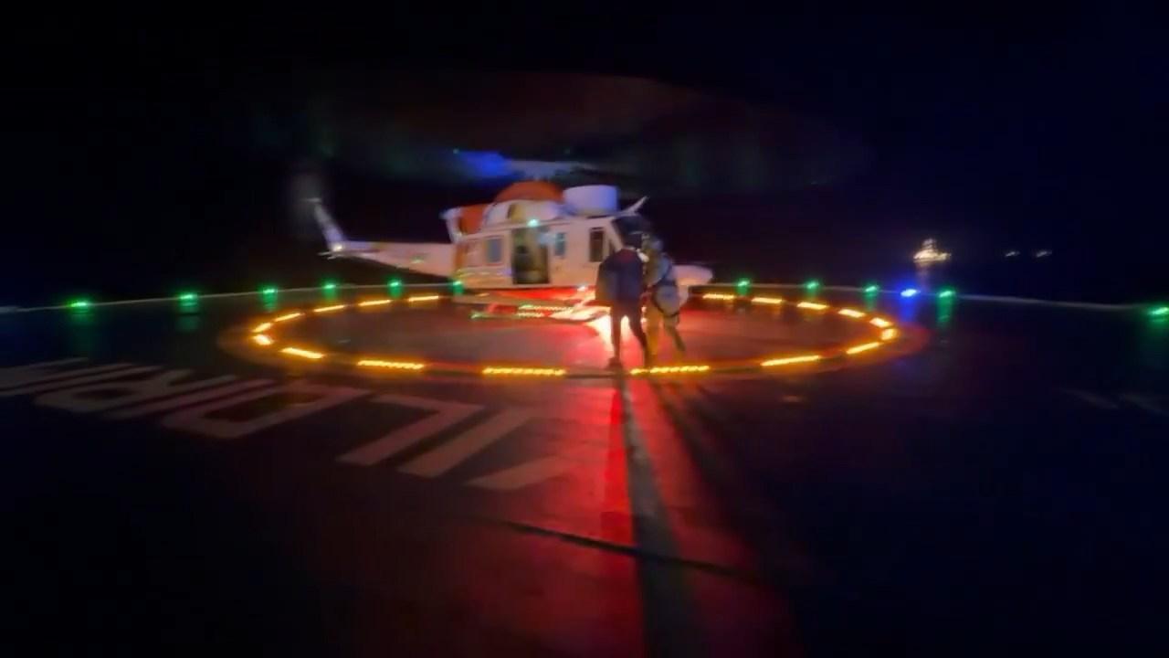 Sakarya Gaz Sahası’nda Sondaj Gemisinde Yaralanan İşçi Helikopterle Tahliye Edildi
