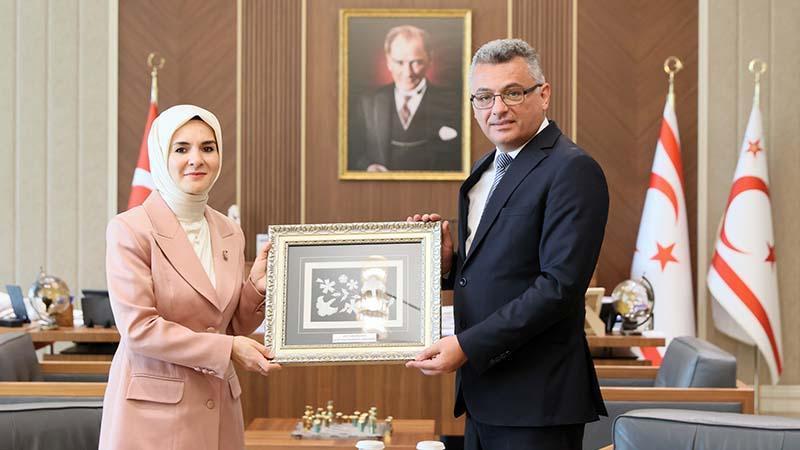 KKTC Cumhurbaşkanı Erhürman, Bakan Göktaş ve Heyetini Kabul Etti