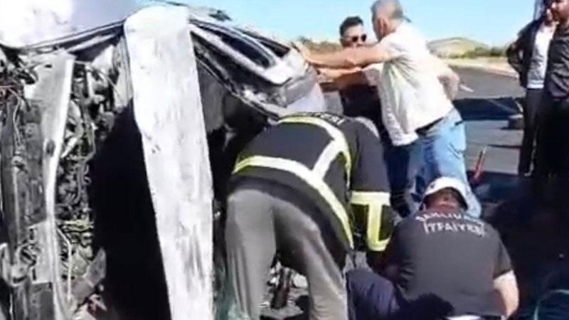 Şanlıurfa’da Feci Kaza! Otomobil Takla Attı: 2 Ölü, 2 Yaralı