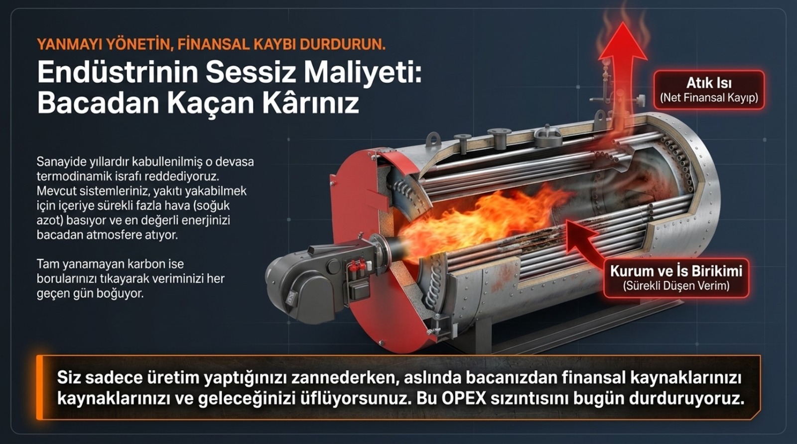FIREPOWER, Endüstriyel Yanma Sistemlerinde Kontrol, Verim ve Stabiliteyi Tek Çatıda Buluşturuyor