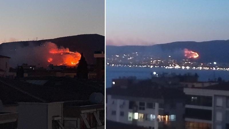 Çiğli’de Otluk Alanda Yangın Çıktı, Ekipler Seferber Oldu