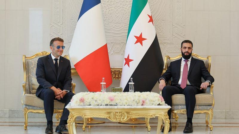 Şam’da Resmi Zirve: Şara, Macron’u Ağırladı