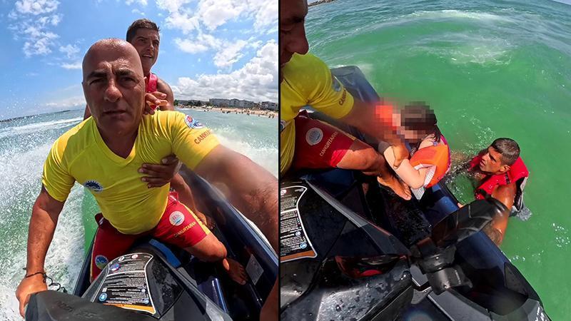 Karasu’da boğulma tehlikesi geçiren 15 yaşındaki kız çocuğu son anda kurtarıldı