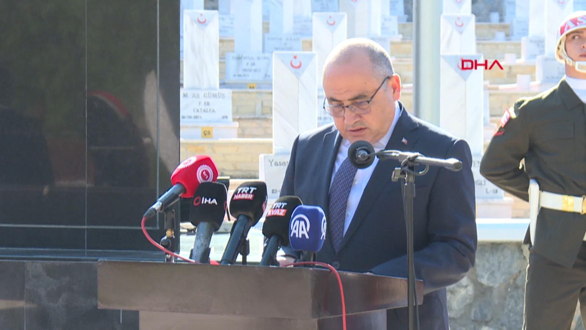 KKTC’de 15 Temmuz Şehitleri Boğaz Şehitliği’nde Anıldı