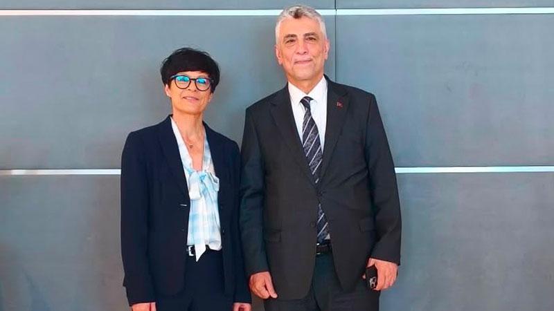 Bakan Bolat, AB Komisyonu Üyesi Marta Kos ile görüştü