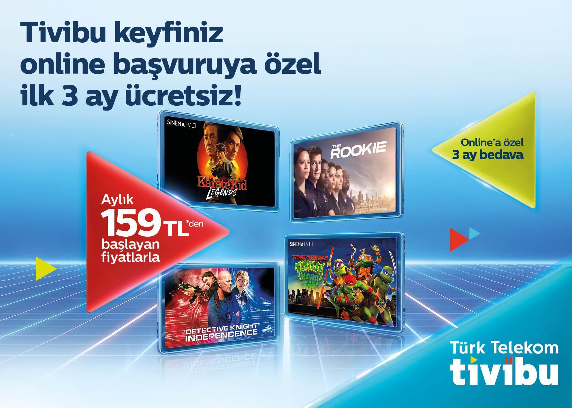 Tivibu’dan yeni abonelere ilk 3 ay ücretsiz kampanya