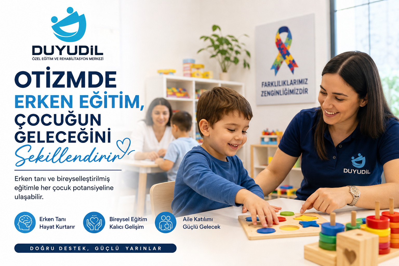 OTİZMDE ERKEN EĞİTİM ÇOCUĞUN GELECEĞİNİ NASIL ŞEKİLLENDİRİYOR? DUYUDİL ÖZEL EĞİTİM UZMANLARINDAN KRİTİK UYARILAR VE AİLELERE YOL HARİTASI