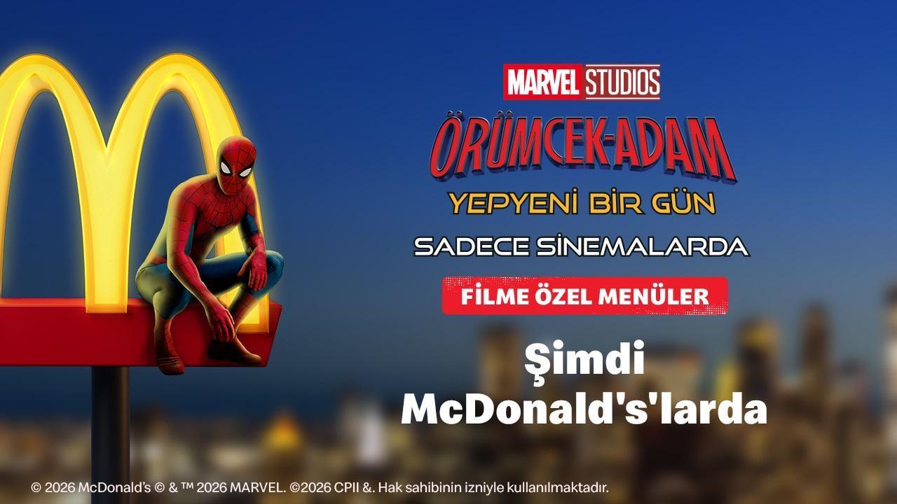 McDonald’s Türkiye’den Örümcek Adam temalı kampanya