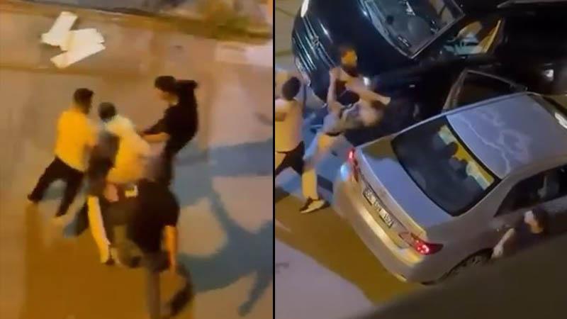 Yol Verme Tartışması Kavgaya Dönüştü: Sürücü Yerde Tekmelendi