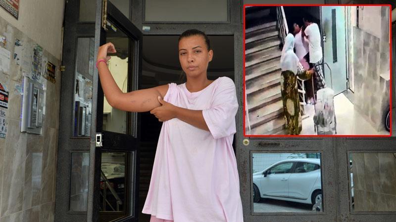 Babaannesine selam vermek istedi, amcasının saldırısına uğradı: O anlar kamerada