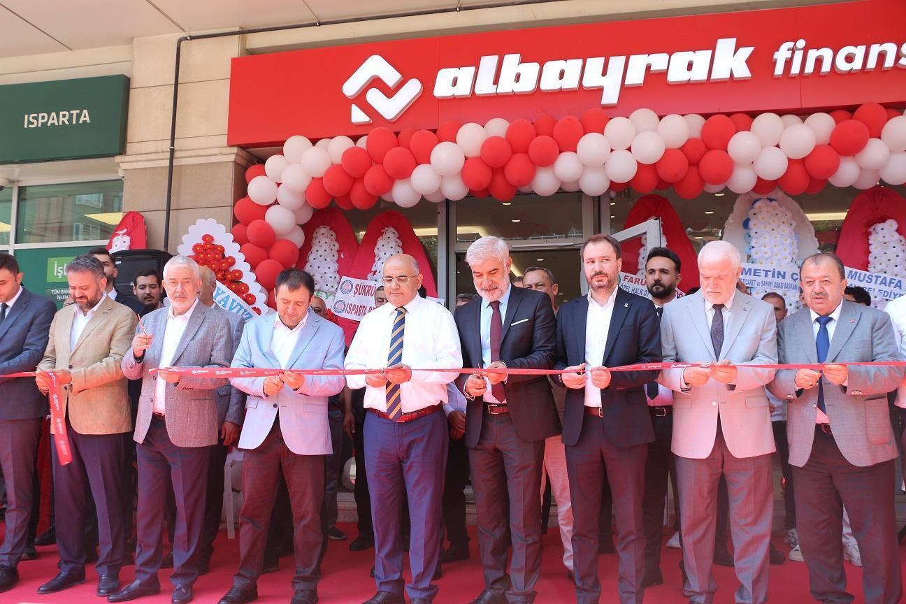 Albayrak Finans Isparta’da yeni şubesini açtı