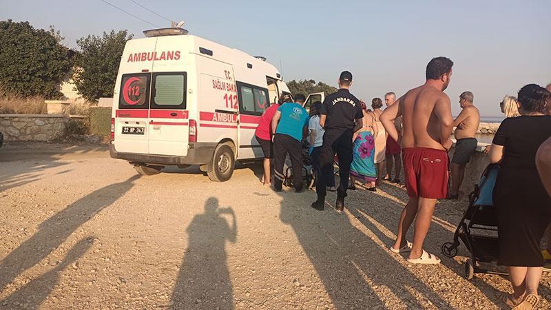 Gökçetepe sahilinde iki kardeş boğulma tehlikesi geçirdi