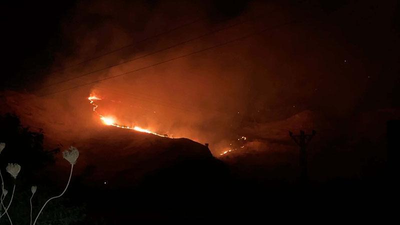 Aydın’da tarım arazisinde yangın: Ekiplerin müdahalesi sürüyor