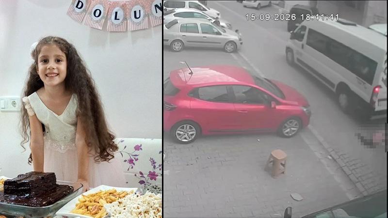 Esenyurt’ta 8 yaşındaki Dolunay’ın ölümüne neden olan kaza kamerada