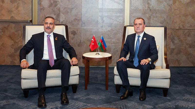 Hakan Fidan, Bakü’de Azerbaycanlı mevkidaşı Bayramov ile görüştü